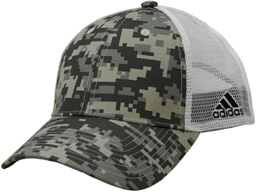 Amazon Adidas デジタル迷彩構造 調節可能なメッシュキャップ キャップ 通販