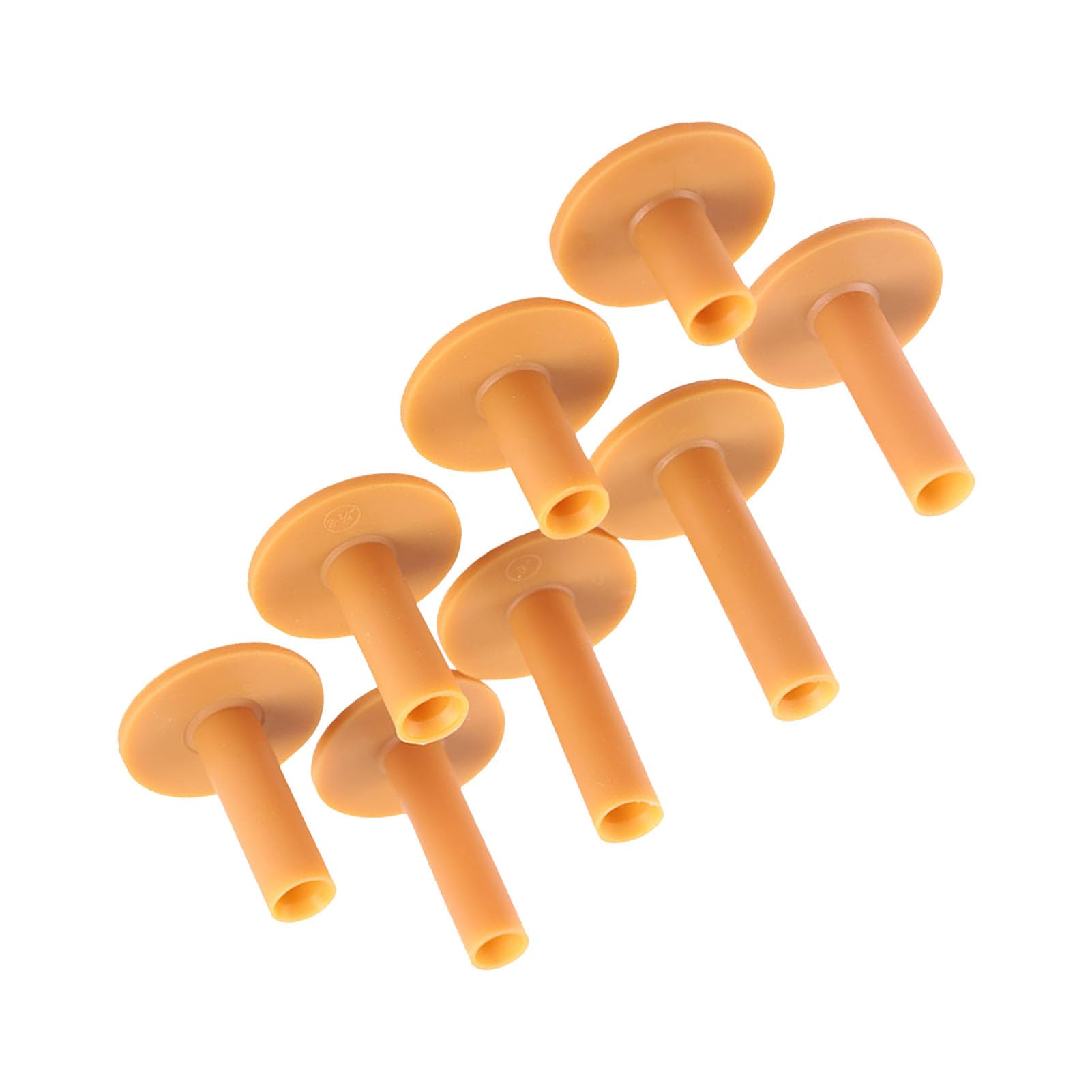 Yosoo Health Gear Goma Tees de Golf, Set de 8 Piezas Irrompibles, Diferentes Tamaños 35-80 mm, Base para Campo de Práctica de Conducción