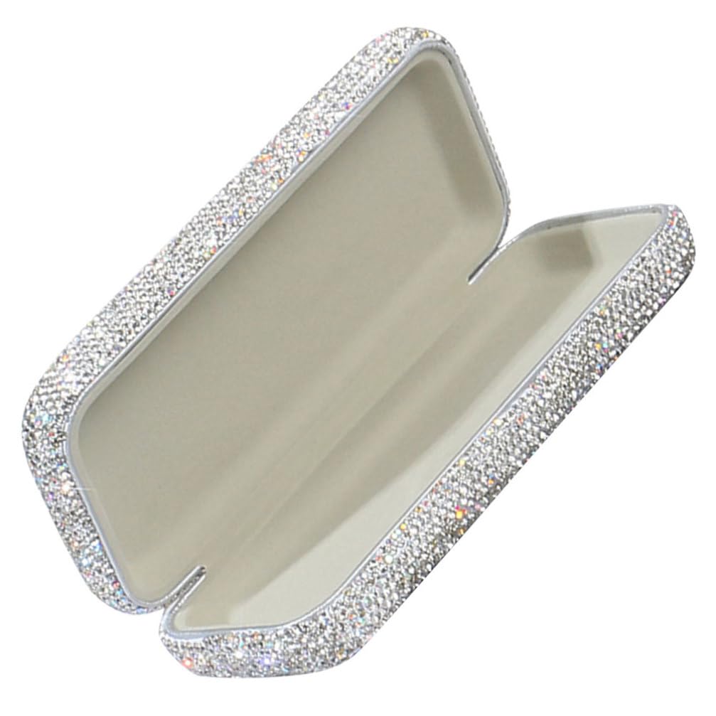 OUNONA 4 Szt. Samochodowe Etui Na Okulary Podróżne Etui Na Okulary Rhinestone Uchwyt Na Okulary