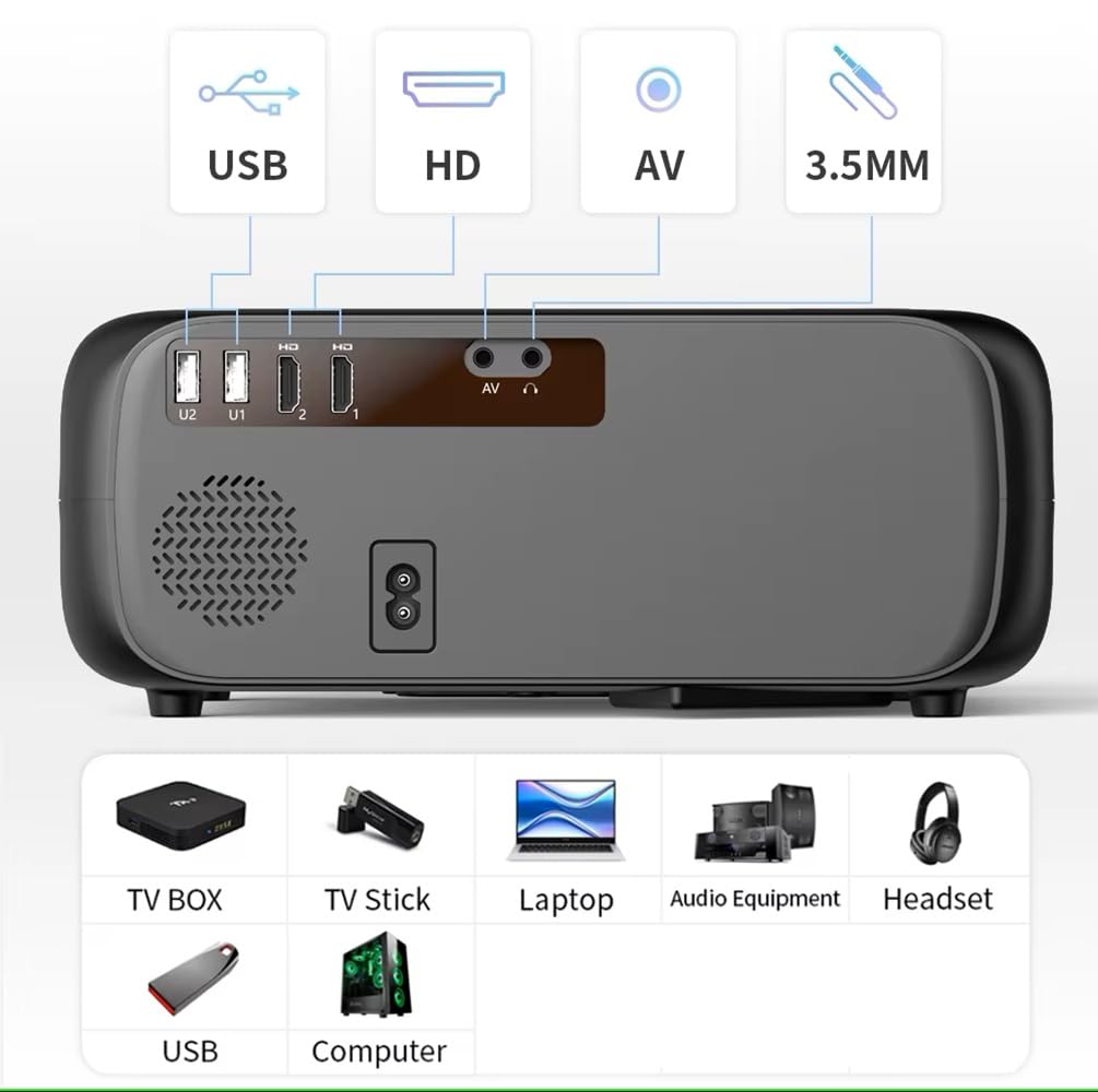 TD97 Pro Mini Proiettore Full HD 1080P WiFi 5G Android 4K Proiettore Portatile TD92 Pro per Home Theater Film 3D