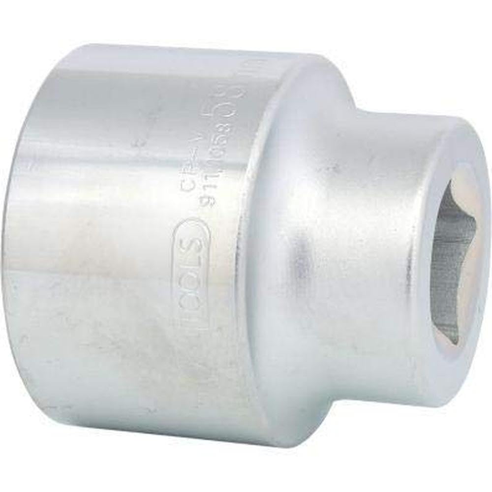 KS Tools 911.3429 3/4" Sechskant-Stecknuss Kurz, 29mm - Für Handbetrieb, Aus Chrom Vanadium, Matt Satiniert