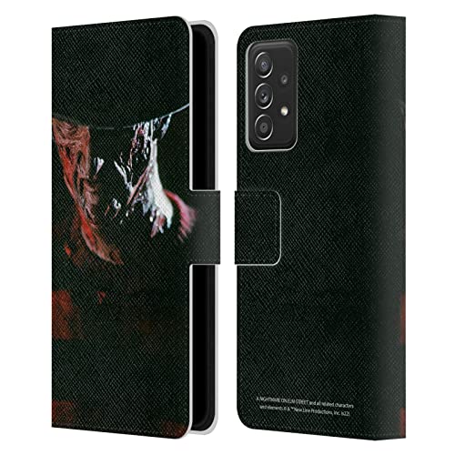 Étui Freddy A Nightmare on Elm Street Galaxy A52 housse portefeuille cuir avec fentes cartes