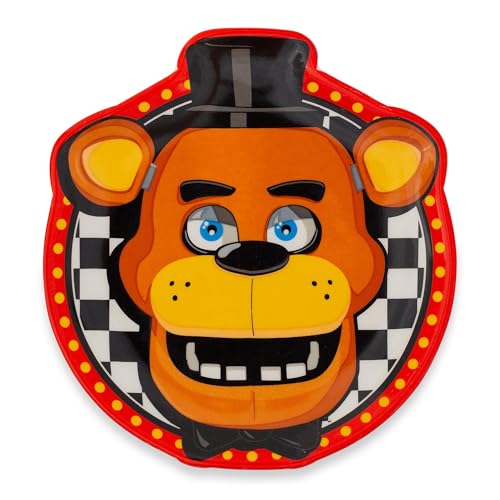 Five Nights At Freddy's Freddy Fazbear Ceramic Trinket Tray | Storage Dish Organizer for Jewelry, Accessories, Keys, and More