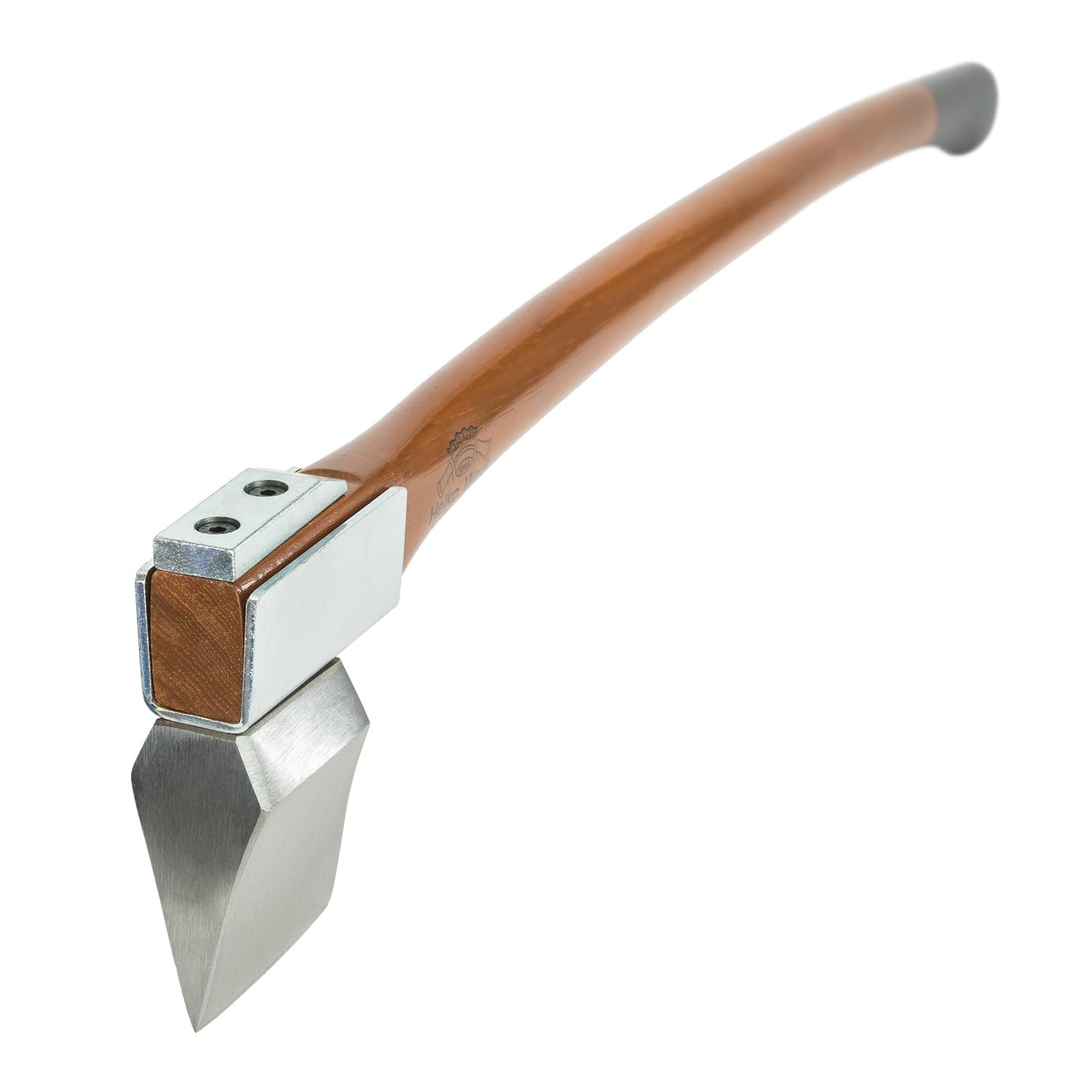 1844 Helko Werk Vario Schwere Spaltaxt aus C50-Kohlenstoffstahl (47–55 HRC), 2000 g Kopfgewicht, 90 cm Hickory-Stiel, inkl. Lederschutz – Ideal zum Spalten von Holz
