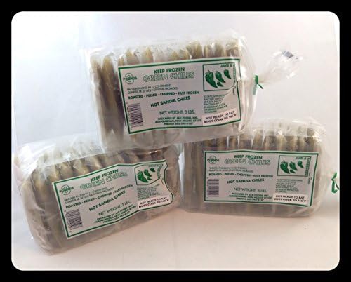 Roasted Green Chile, HOT, (36) 4oz Packages, Frozen