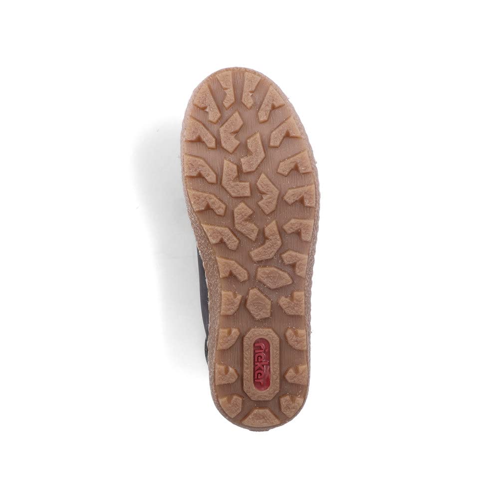 Rieker Donna Sneaker N1020, Signora Sneaker Basse,Soletta Removibile