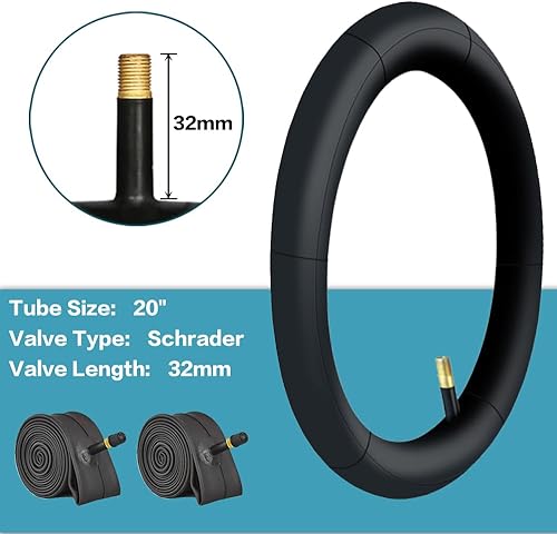 Miniatura 5 de Paquete de 2 neumáticos de bicicleta de 1416"18"20"26"x2.125" con o sin tubos interiores 14161820x1.751.952.125 AV 1.260 in válvulas Schrader para