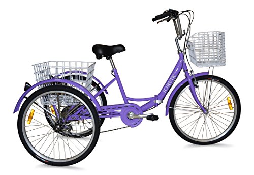 Jorvik 24 Voyage en Tricycle Pliant en Aluminium   (Purple)