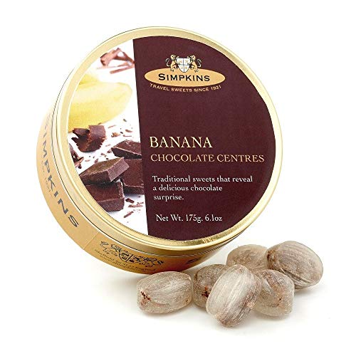 Simpkins Banana Chocolate Centres Travel Sweets 175g