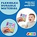 JOYIN 12 Pcs Bath Books, Nontoxic Fabric Soft Crinkly Cloth Books, Waterproof, Bathtub Pool and Early Education First Toys for Infant Newborn Baby Toddlers Kids Birthday Easter Gifts