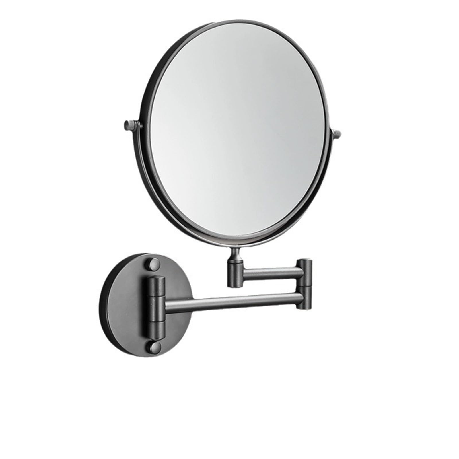 KTMBOHU Hole-free Mirror Bathroom Vanity Mirror Magnifying Retractable Vanity Mirror Wall-mounted Folding Mirror Rotating