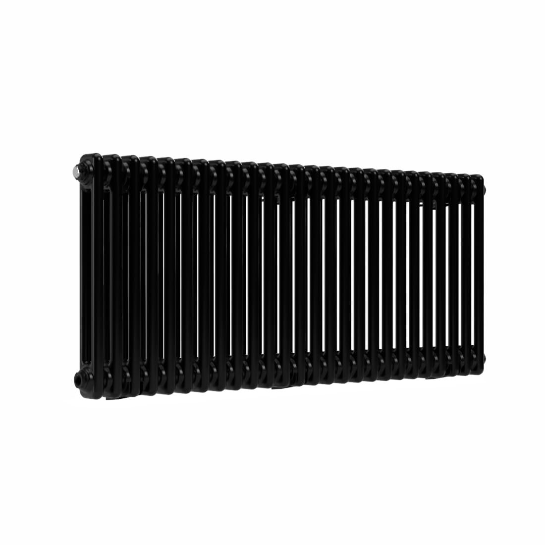 Lux Heat Black Horizontal 2 Column Traditional Radiator 500mm (H) x 1190mm (W) — image 1