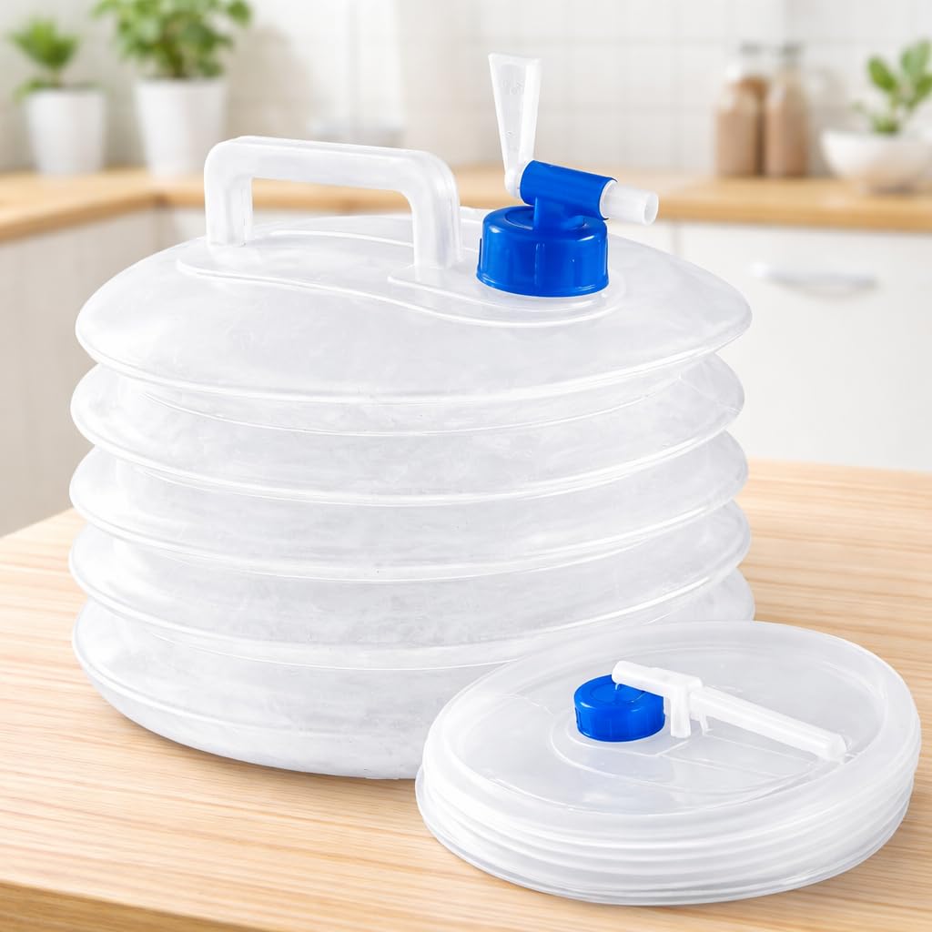 5L Collapsible Folding Water Carrier Reusable Camping (1x Water Carrier)