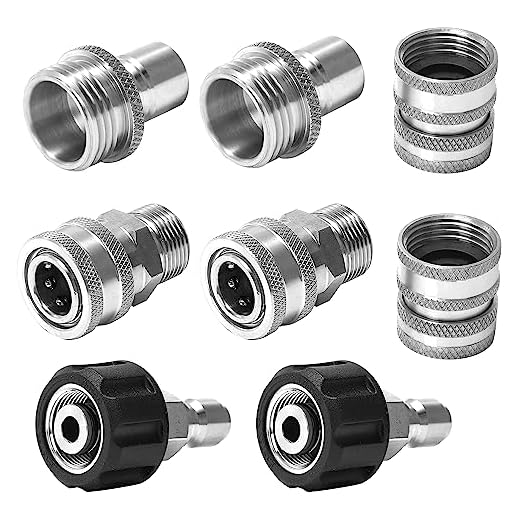 M MINGLE Pressure Washer Quick Disconnect Set