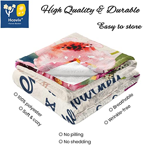 Gifts For Mother In Law Blanket From Daughter In Law - Birthday Gifts For Mother In Law - Mother In Law Gift For Christmas Mother’s Day, Flannel Fleece Soft Warm Cozy Blankets For Bed Sofa 60”X50” #TOP4