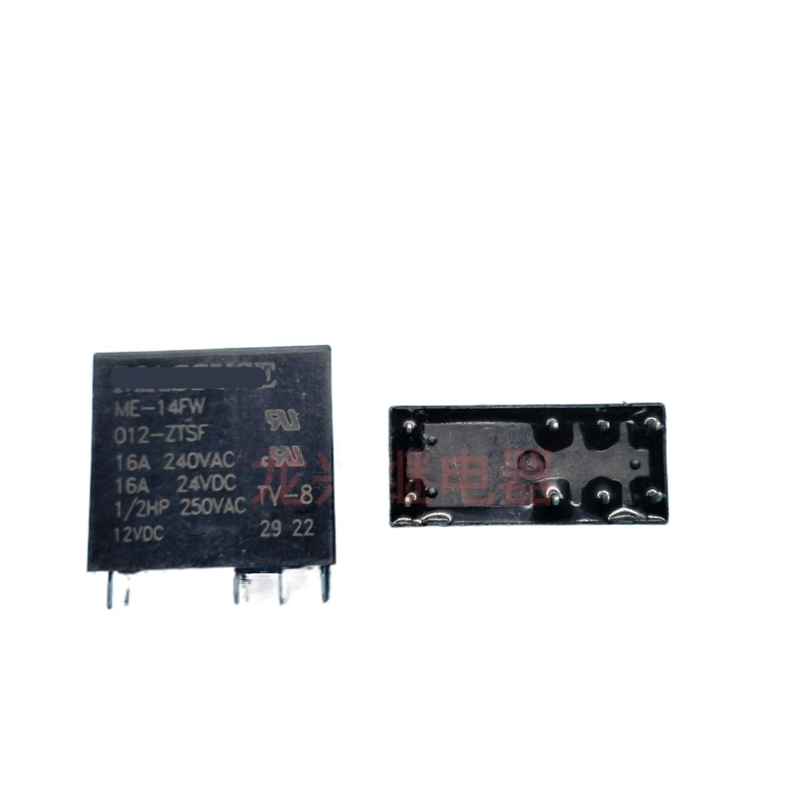 Relais électromagnétique ME-14FW haute isolation 12VDC 16A pour commutation