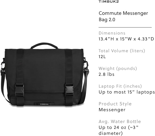 Amazon | Timbuk2 通勤メッセンジャーバッグ2.0 エコブラック M Amazon | Timbuk2 通勤メッセンジャーバッグ2.0 エコブラック M