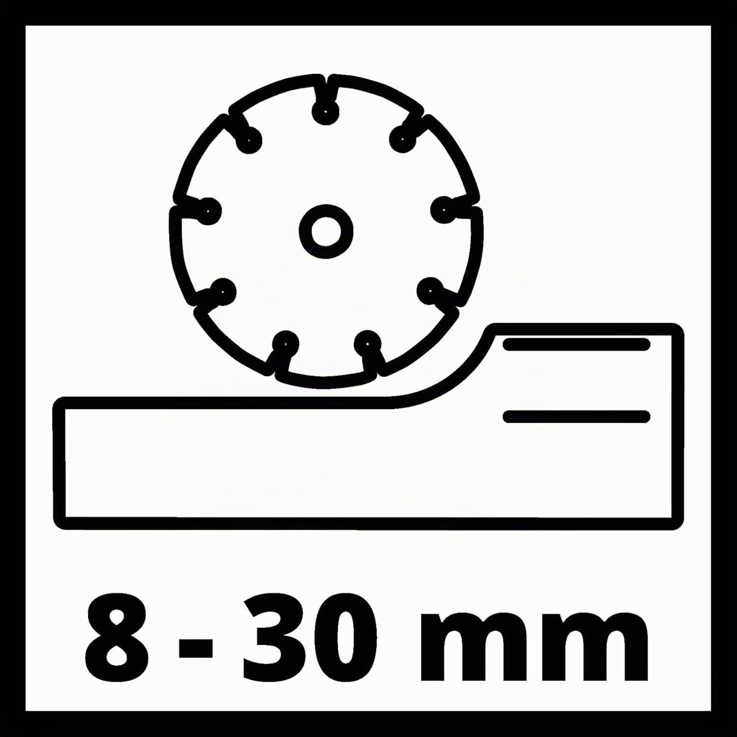 Einhell Ranura de pared TC-MA 1300 (tensión 230 V, potencia 1320 W, mín. 9000 revoluciones, 2 discos de corte Ø125 x ø22,2 mm, profundidad 8-30 mm, ancho, 8-26 mm)