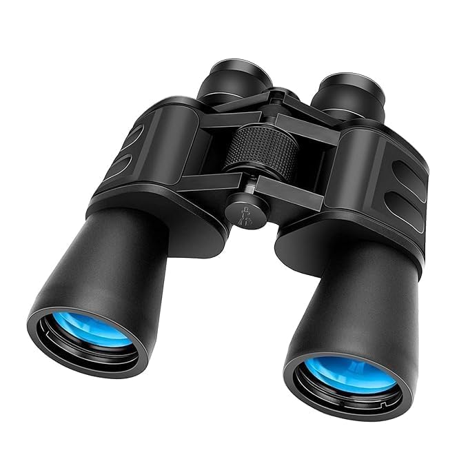 20x50 High Power Military Binoculars with Low Light Night Vision Compact Waterproof BAK4 Prism FMC Lens for Bird Watching Travel Hunting Stargazing Outdoor Use Adults Kids (Binoculars 7)-image-33