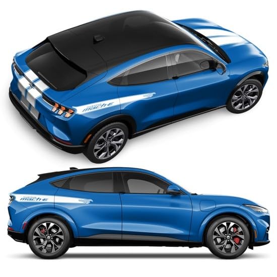 2021-2026 Ford Mustang Mach-E Hood Stripes | Side Decals | MACH 2021-2026 Ford Mustang Mach-E Hood Stripes | Side Decals | MACH