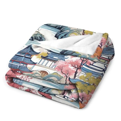 Couverture polaire pagode chaude et légère pour nuits fraîches - 4