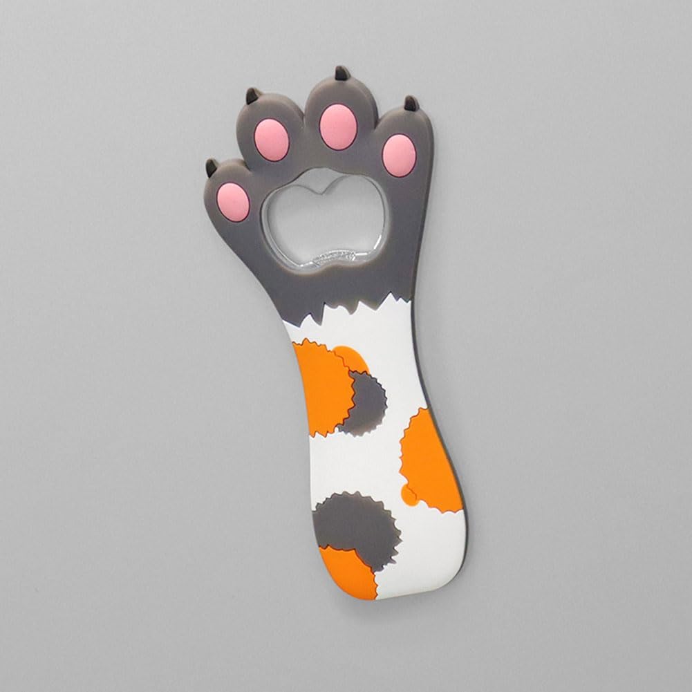 Anime bottle opener magnet cat beer opener paw bottle opener for pet lover bulk bottle openers set of 4