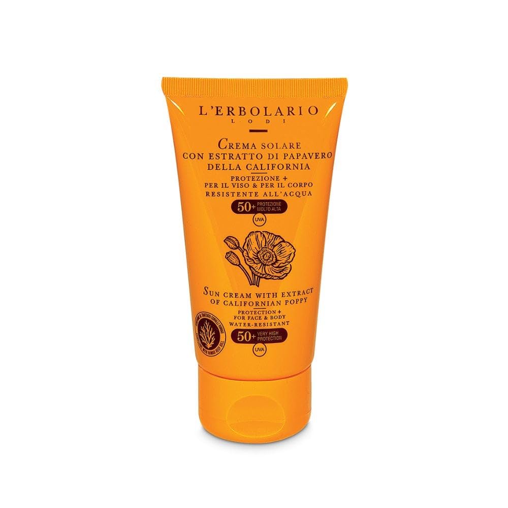 L'Erbolario Crema Solare Viso Corpo 50+ Formato da 75 ml