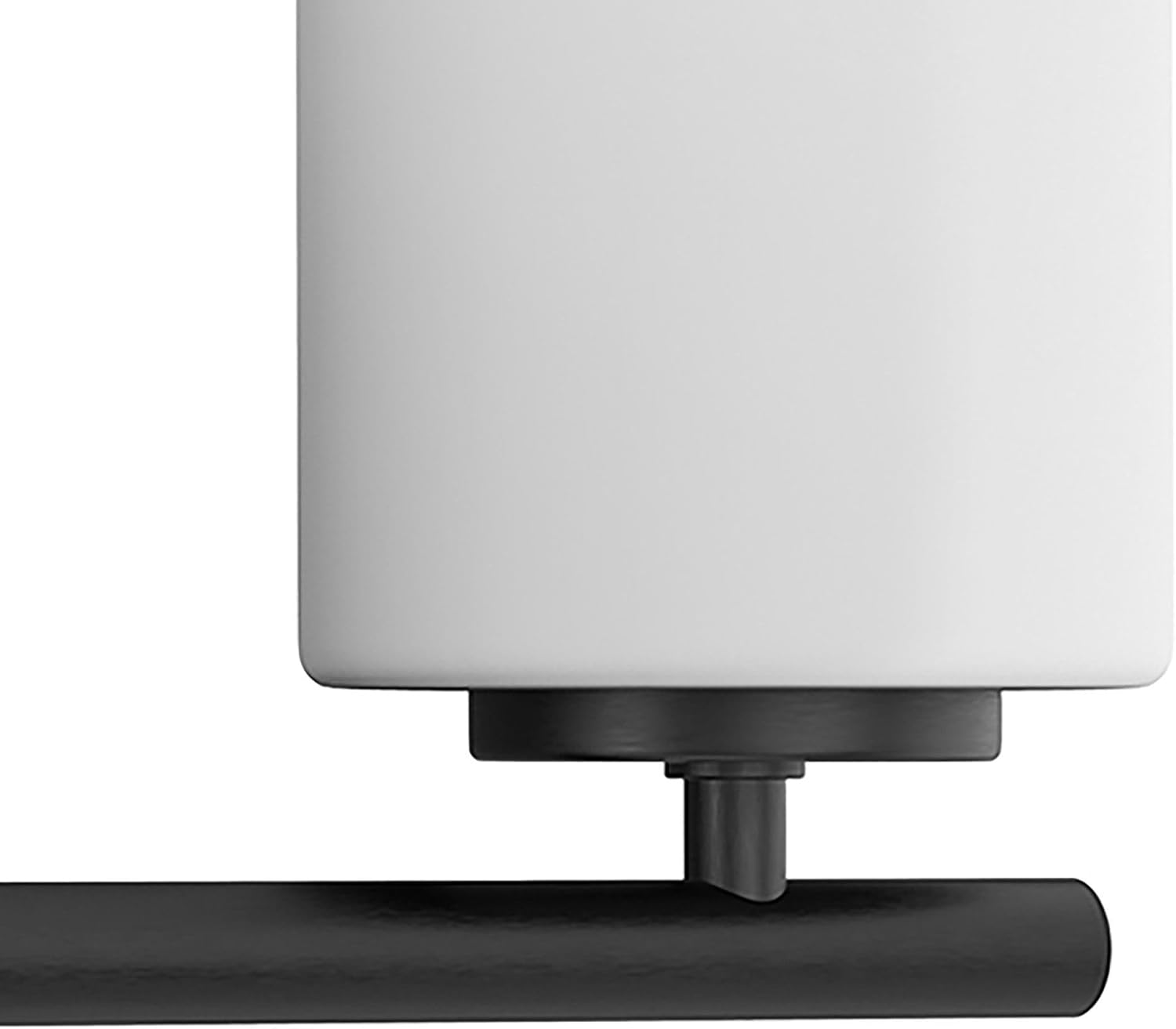 Progress Lighting 3-Light Etched Glass Modern Bath Vanity Light, Replay Collection, Indoor, P2159-31, Textured Black