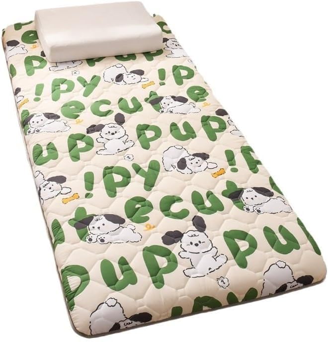 Matelas de futon japonais pliable 90x200cm, tapis de sol tatami épais de camping