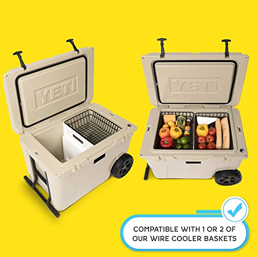 Ice Pack Divider For Yeti Tundra Haul - Freezable Cooler Divider For Yeti Haul Wheeled Ice Chest- Compatible With Yeti Cooler Accessories, Wire Cooler Baskets, Yeti Accessories, Yeti Cooler Locks #TOP1