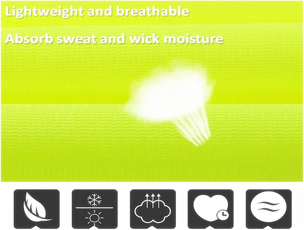 Anlising 4PCS High Visibility Safety Vests,Hi Vis Safety Vests with 2 Reflective Stripes,Night Workwear Reflective Vest,Reflective Jackets Waistcoat,for Running,Biking,Surveyor and Traffic Work - Image 4