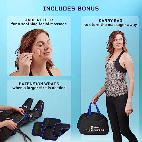 Lifepro Leg Massager For Circulation And Pain Relief-Certified Leg Compression Massager For Circulation-Leg Compression Boots/Leg Massager With Heat And Compression-Recovery Circulation Machine #TOP2