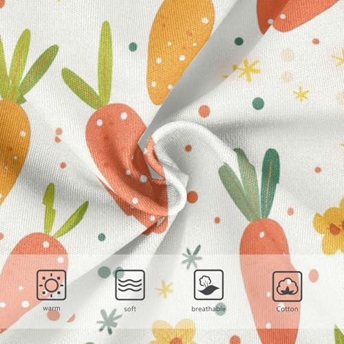 Wusikd Colorful Polka Dots Girls' Underwear Cotton Carrots Girls Briefs Soft Toddler Underwear 2T3