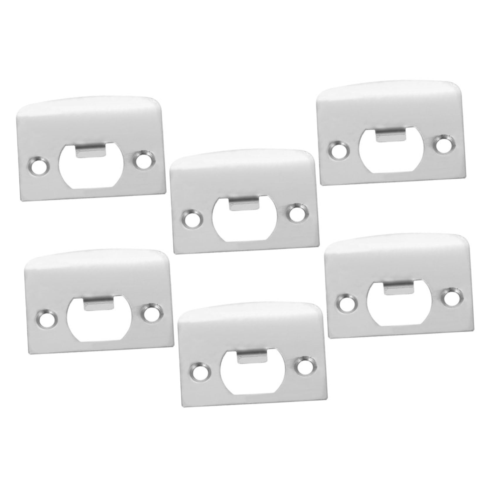 DOITOOL 4 Ensembles Boucle À Ardillon Verrouillable Close Closure Portail Lock Sécurité Loquet Bouchon Dehors Kit De Réparation En Acier Inoxydable Couvertures De Porte Silver 6 Pièces * 4