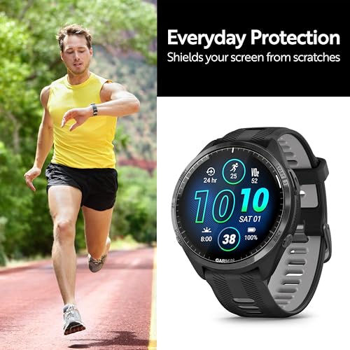 Image of ArmorSuit 6 Pack for Garmin Forerunner 965 (47mm) Matte Screen Protector Anti-Glare MilitaryShield TPU Film - Made in USA