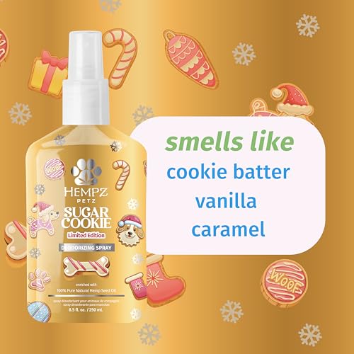 Hempz Petz, New Deodorizing Dog Spray, Frosted Vanilla Sugar Cookie, Pet Cologne, Limited Edition, 8.5 fl.oz. - Thumbnail 3