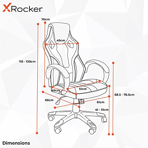 X Rocker Maverick Gaming Chair - Image 8