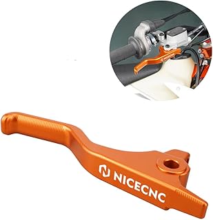 NICECNC Orange Short Brake Lever Universal Compatible with KTM 125-500 SXF/SX/XCF/XC/EXCF/EXC/XCW 2014-2023, See Fitment