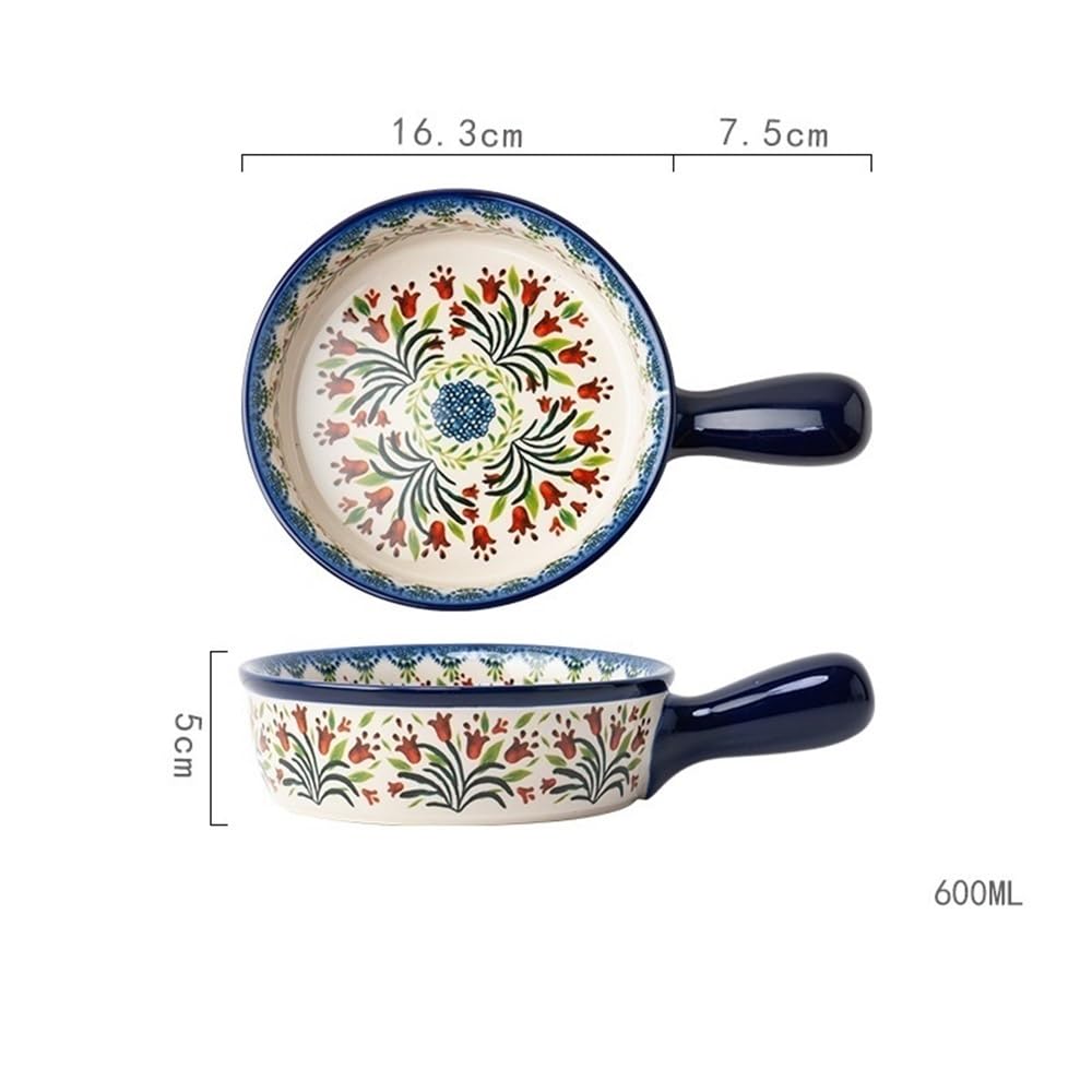 Plateau de cuisson bol vaisselle rétro en céramique à la maison Pain