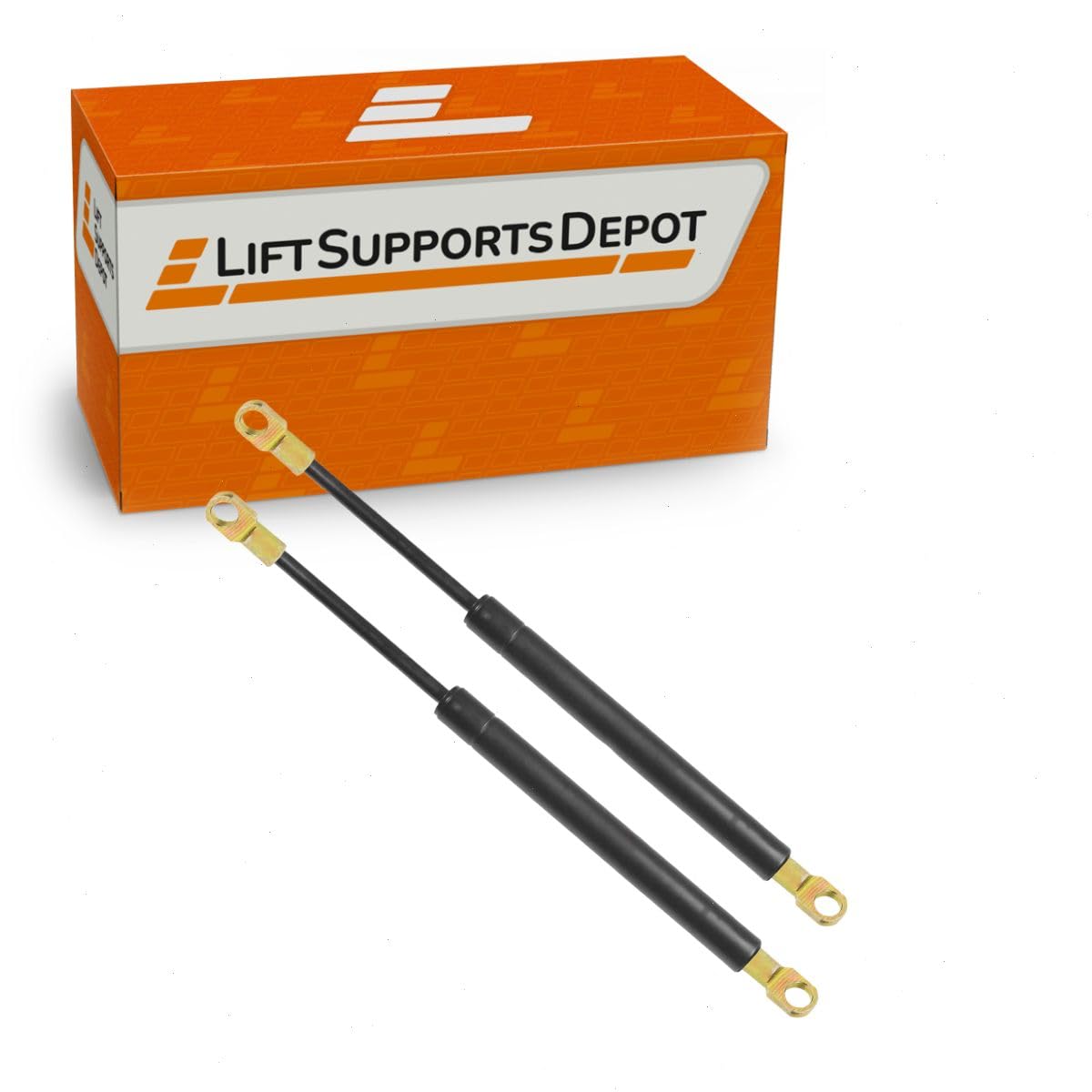 Lift Supports Depot Qty (2) Eyelet Hole=10mm=3/8 Inch=.39 Inch Lift Supports 20 Inch Extended x 135lbs Shocks Struts