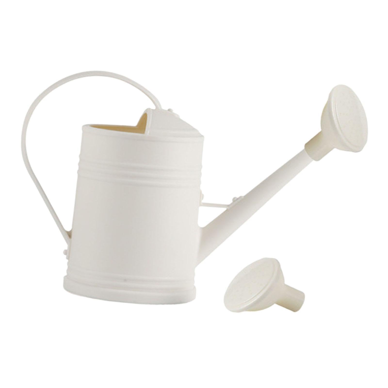 AMSLSIU Watering Can Unique Ergonomic Handle Decorative Houseplants Lightweight Sprinkling Can Essential Gardening Tool Gardening Tool Lightweight Countryside, White