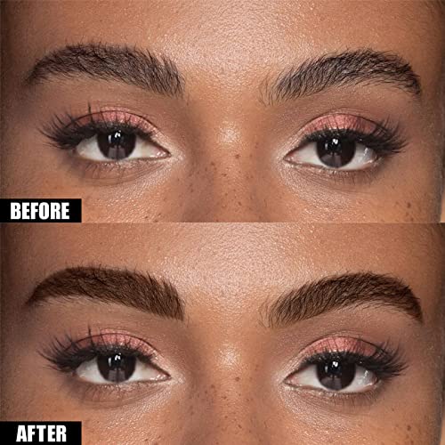 Cilrofelr Tattoo Peel Off Eyebrow Gel, Easy Tattoo Brow Peel Off Gel, Last Up to 3 Days, Waterproof, Transfer-proof, For Fuller & Defined Looking Brows, Dark Brown (2 Pack)