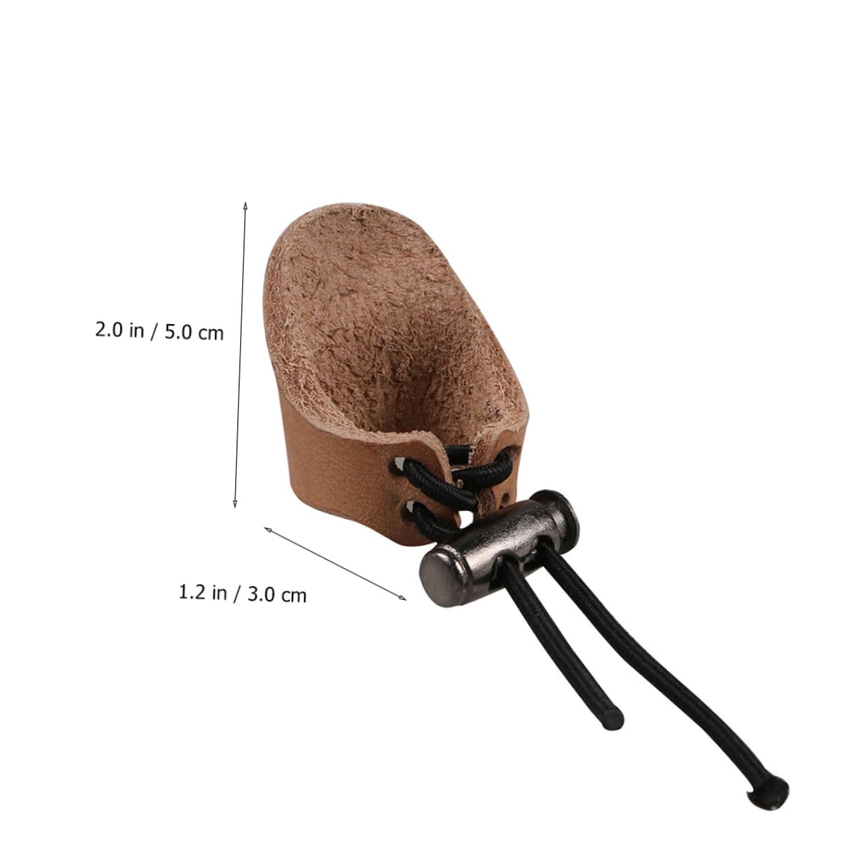 HANABASS Finger Protector for Archers Bowstring Guard Leather Thumb Guard for Right Left Hand