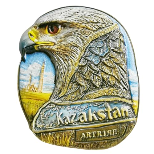 Imán decorativo souvenir turismo Kazajistán miniatura 1
