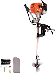 K Nakasaki Motor de Popa para Caiques 30 Libras 63cc 3HP 2 Tempos Potente