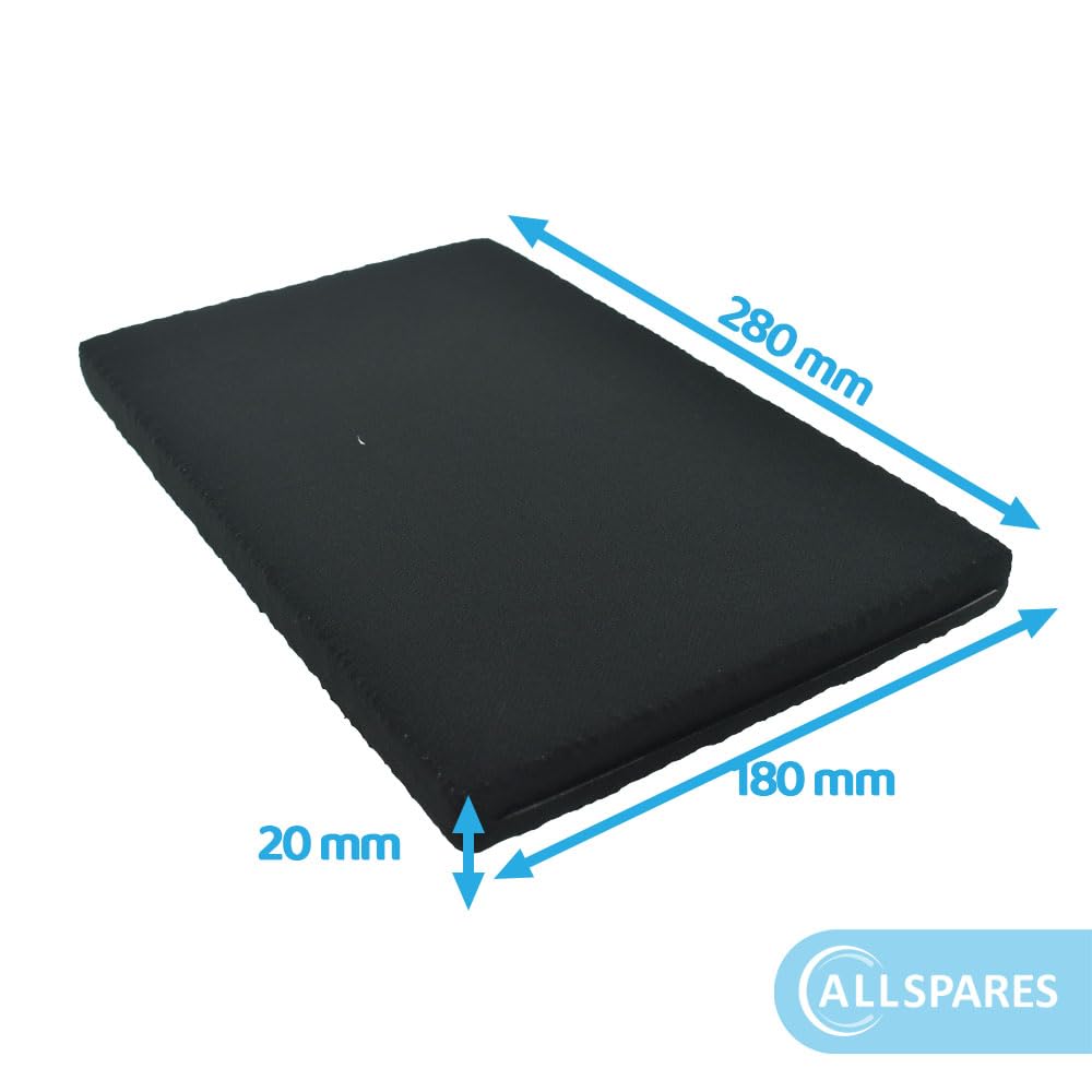 AllSpares Long Life Filtre à charbon actif pour hotte aspirante Atag ACC928 (280 x 180 x 20 mm) (1)