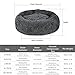 Plush Donut Pet Bed,Dog Cat Round Warm Cuddler Kennel Soft Puppy Sofa,...