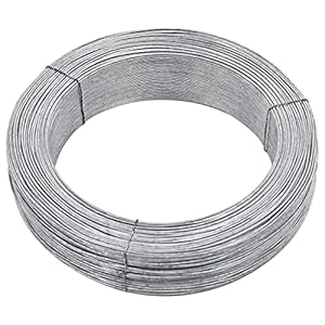 Hekbindingsdraad, 250 meter staaldraad 2,5 mm voor bevestiging
