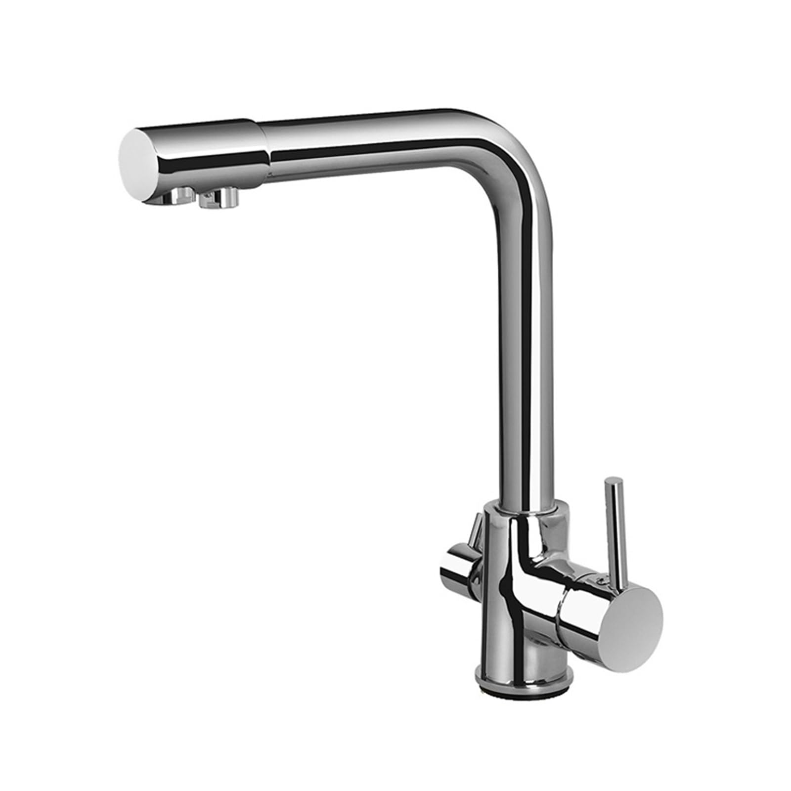 CZYWKDDPP Kitchen Tap, Gold Faucets with Filtered Water, Deck Mounted Drinking Water Mixer Brass Faucet Filter(1)