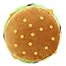 LAARNT Juguete de peluche de hamburguesa de simulación creativa de 30 cm, juguete de hamburguesa, regalo para el hogar, decoración del sofá, cojín